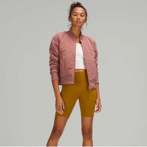 Lululemon Reversible Non-Stop Bomber Spiced Chai